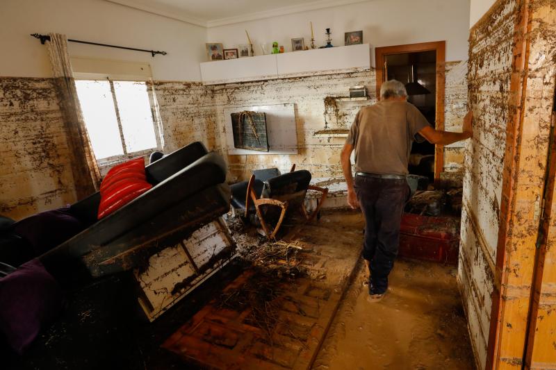 Una riada mortal asola las calles de Javalí Viejo, en Murcia