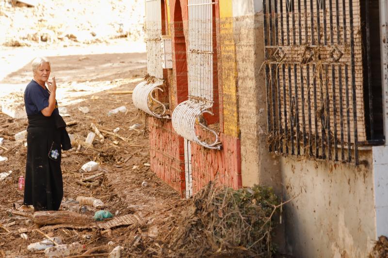 Una riada mortal asola las calles de Javalí Viejo, en Murcia