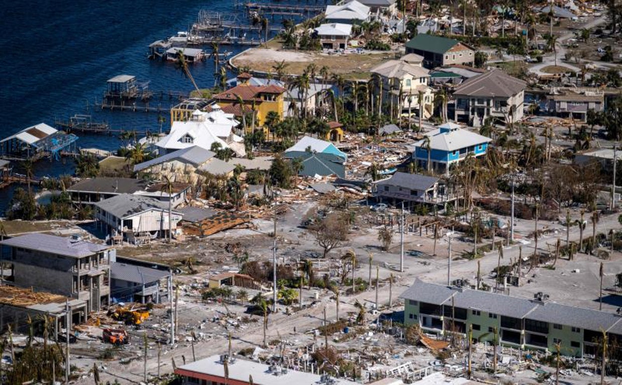 Así ha quedado Fort Myers, epicentro de la destrucción del huracán Ian