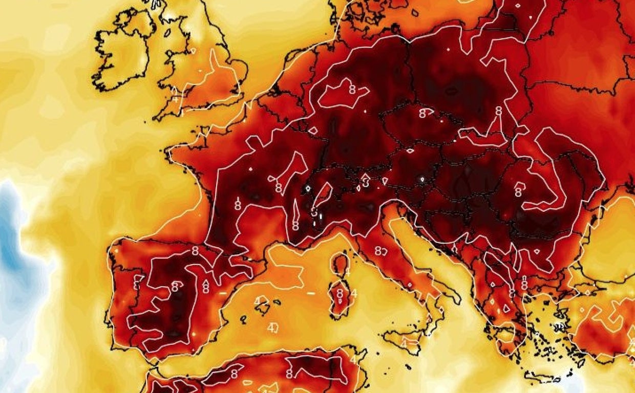 Europa se verá afectada por un nuevo «arreón cálido» durante los próximos días