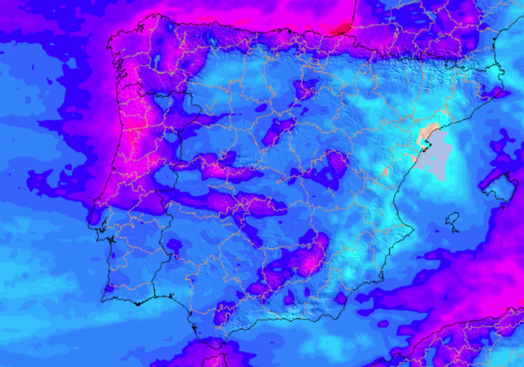 La Aemet avisa: una «lengua de frío» provoca un desplome térmico en España este fin de semana