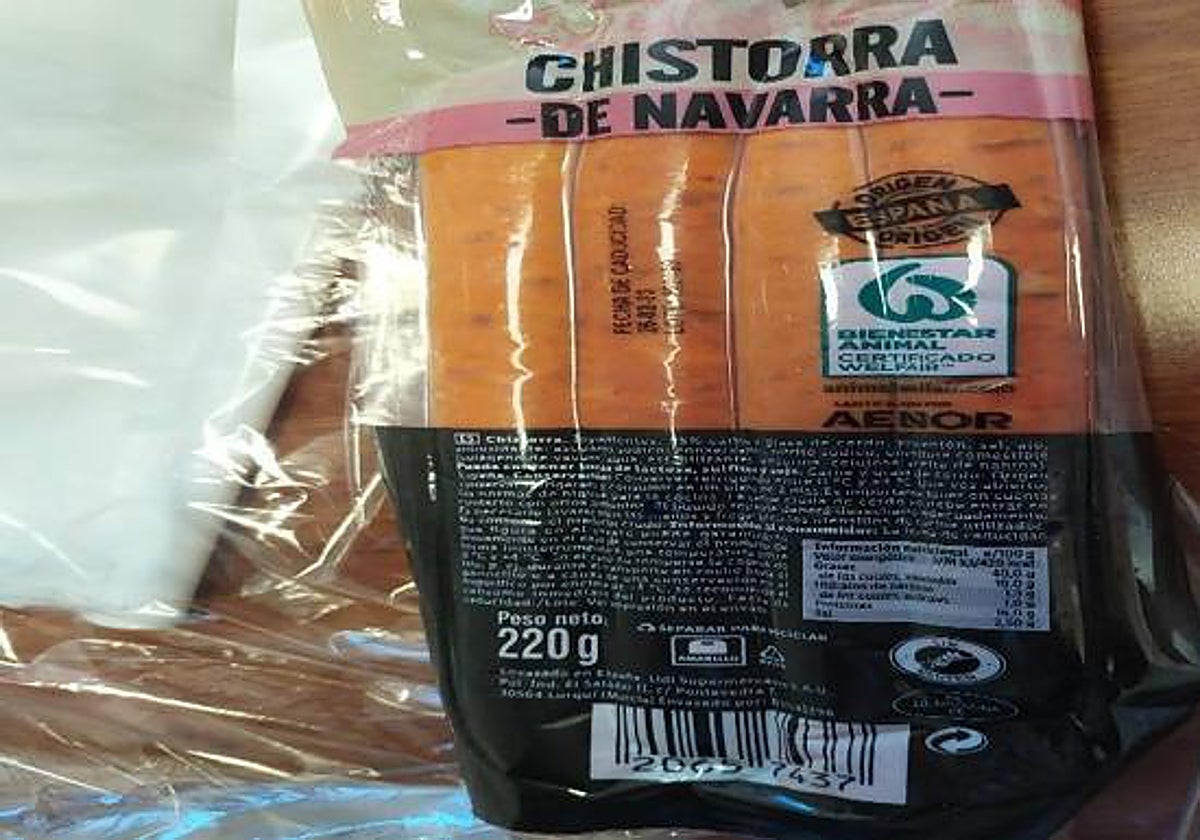 Una alerta alimentaria obliga a Lidl a retirar un lote de Chistorra de Navarra