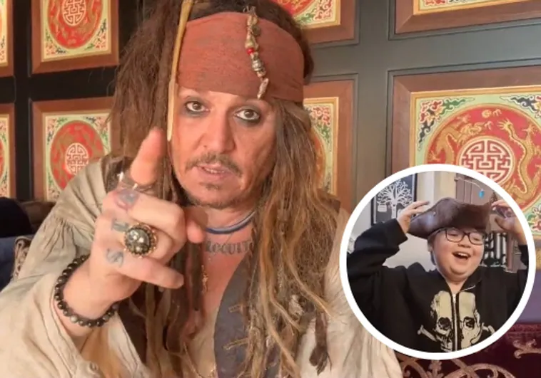 El emotivo mensaje de Johnny Depp como Jack Sparrow a un niño enfermo terminal que ha renunciado a un trasplante de corazón