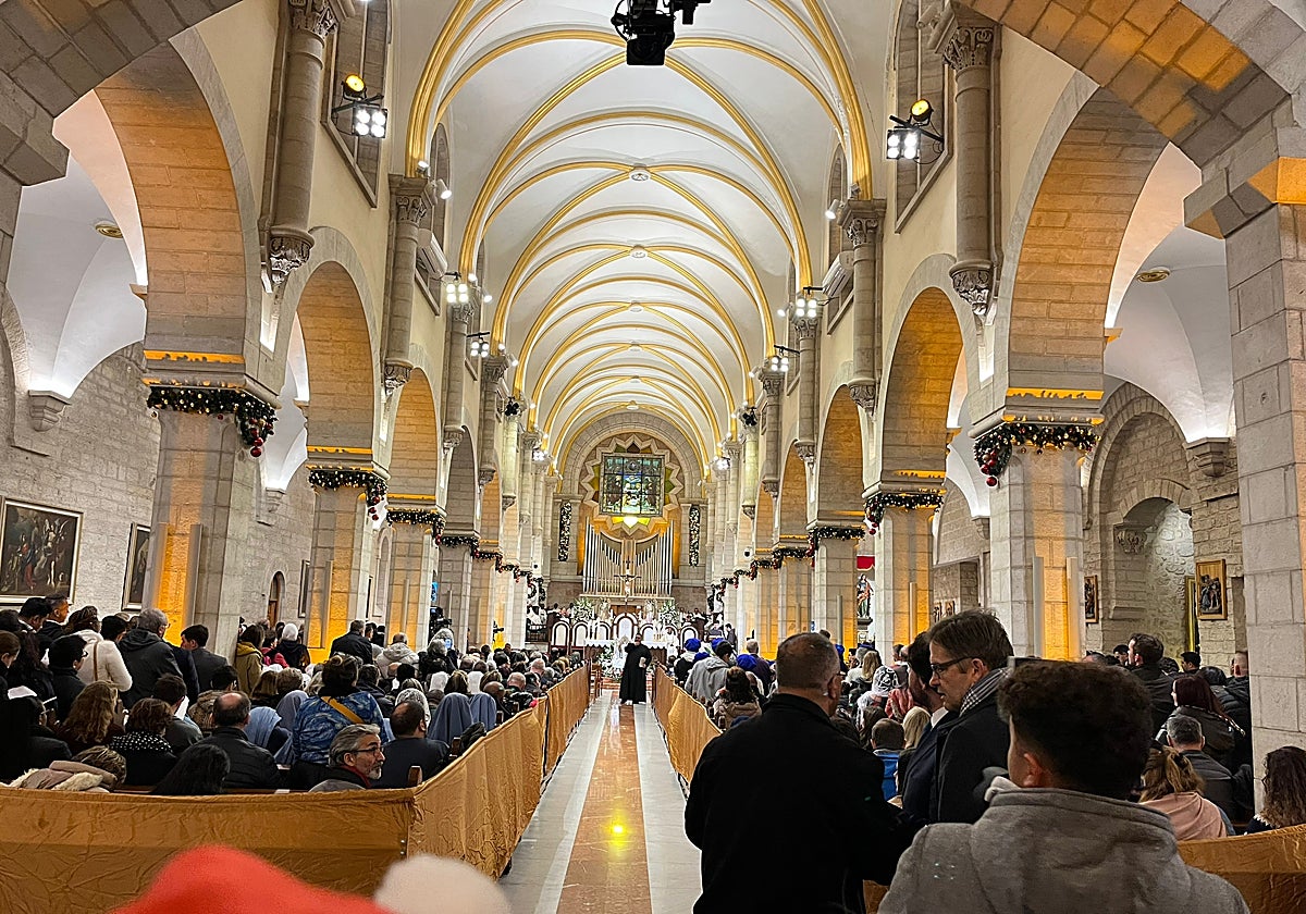 Interior de la Iglesia de Santa Catalina.