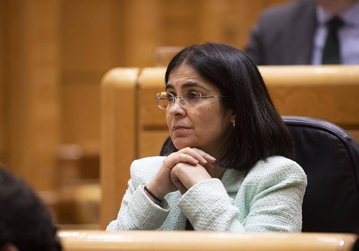 La ministra de Sanidad, Carolina Darias