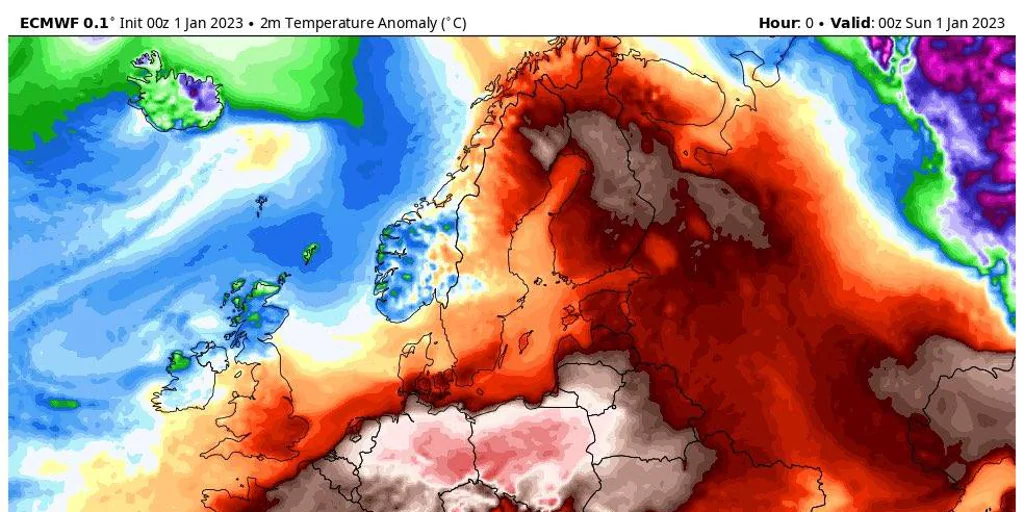 Połowa Europy przeżywa dziesiątki rekordów upałów w środku zimy