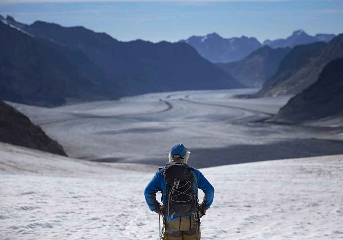 Glaciar Aletsch, el más grande de los Alpes