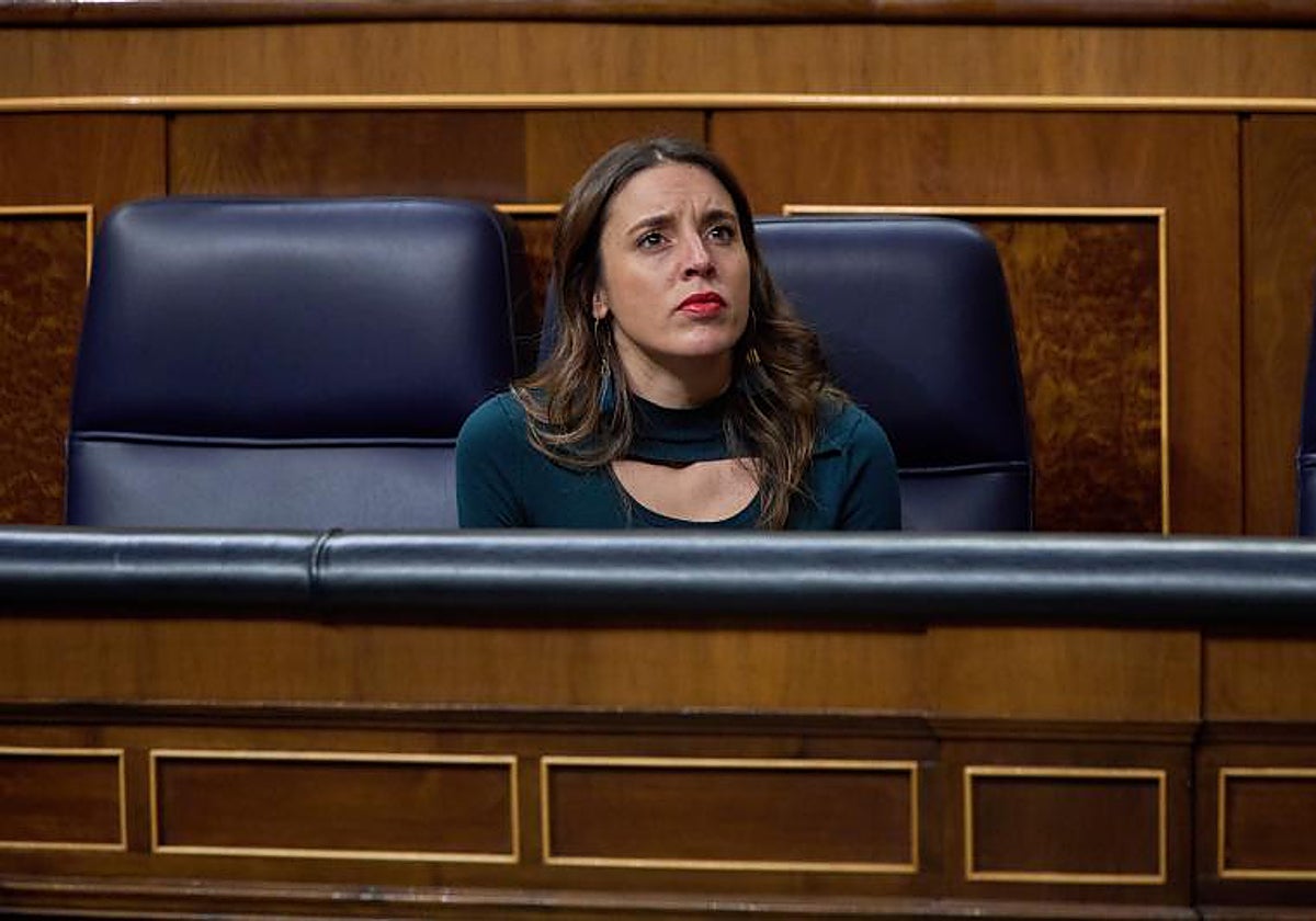 La ministra de Igualdad, Irene Montero