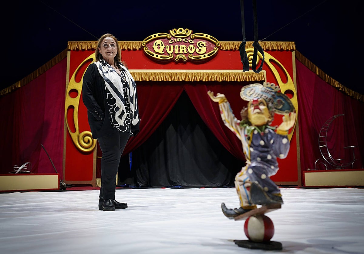 Matilde Muñoz, de la familia Quirós, un circo que sigue trabajando con animales domésticos