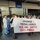 Piquetes y urgencias saturadas en las primeras horas de la huelga de médicos y docentes en Cataluña