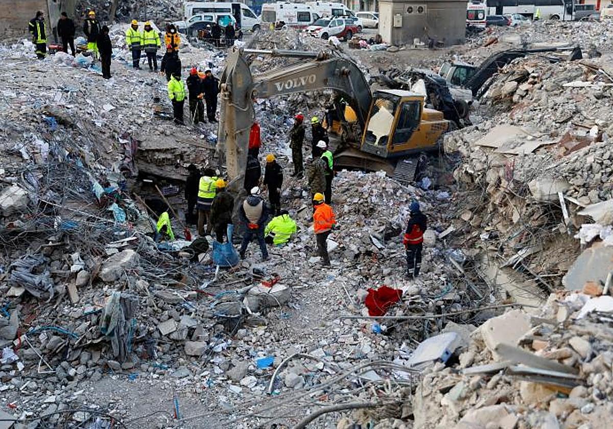 Operación de rescate en la provincia de Kahramanmaras