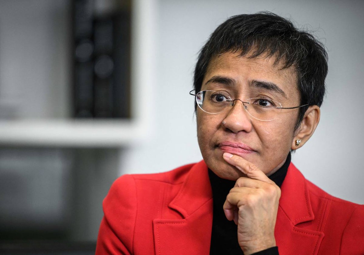 María Ressa se enfrenta a varias causas judiciales que responden, según diversas organizaciones, a motivos políticos