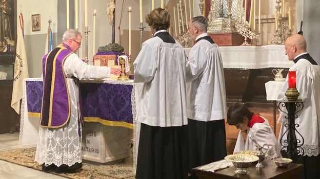Celebración del Miércoles de Ceniza según el rito tridentino en Jerez