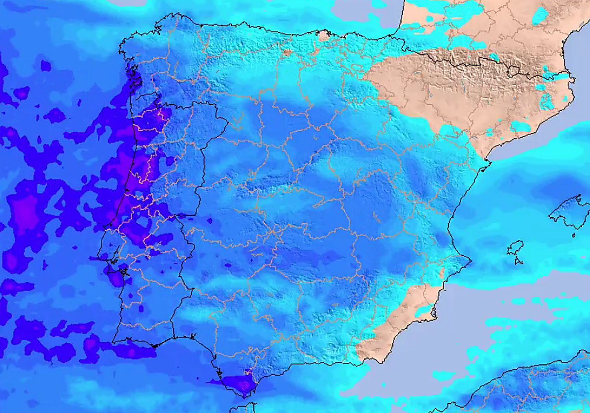 Se espera un cielo nuboso o cubierto en la vertiente atlántica
