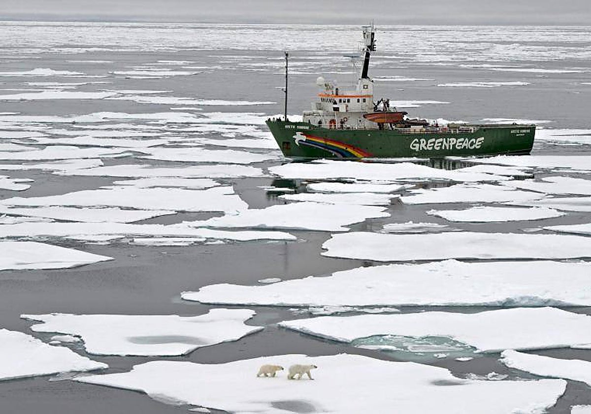 Expedición de Greenpeace en el Círculo Ártico