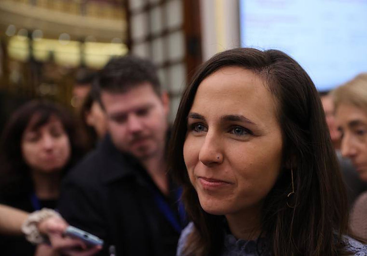 La ministra Ione Belarra en el Congreso de los Diputados