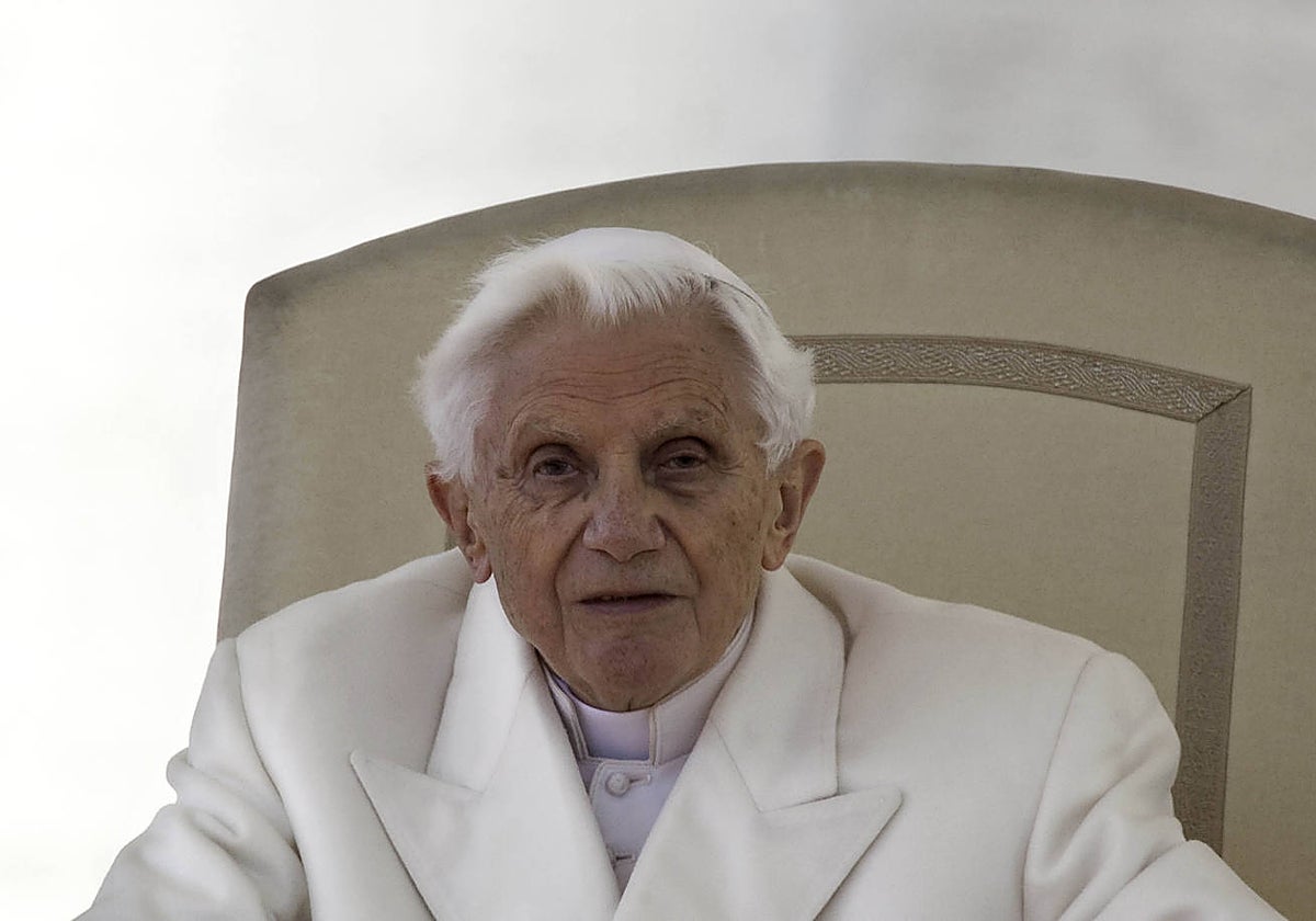 Benedicto XVI, en una imagen de febrero de 2022