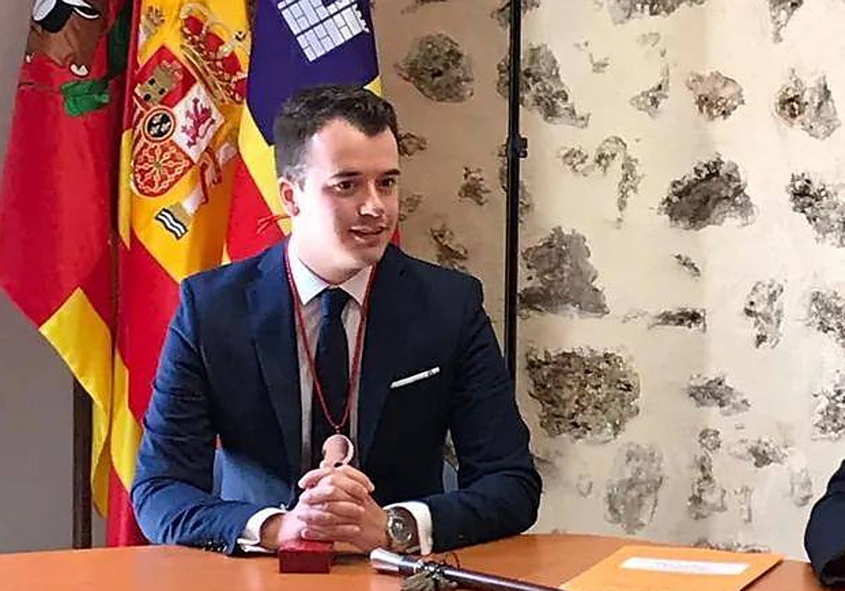 Toni Ferragut en una foto facilitada por el PP de Baleares en su presentación como candidato