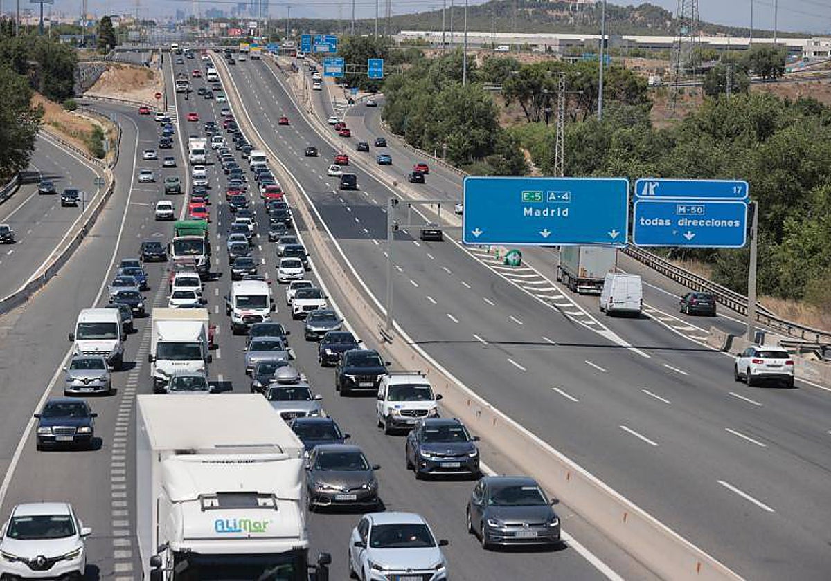 Retenciones en una operación salida de Madrid