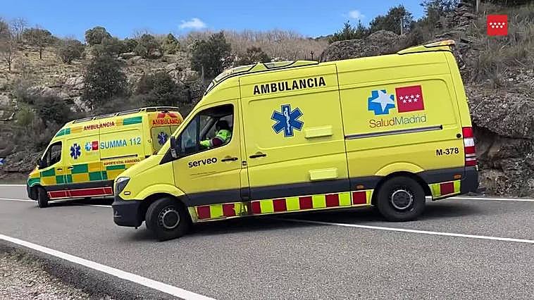 Un ciclista de 63 años muere al salirse de la vía en Prádena del Rincón (Madrid)