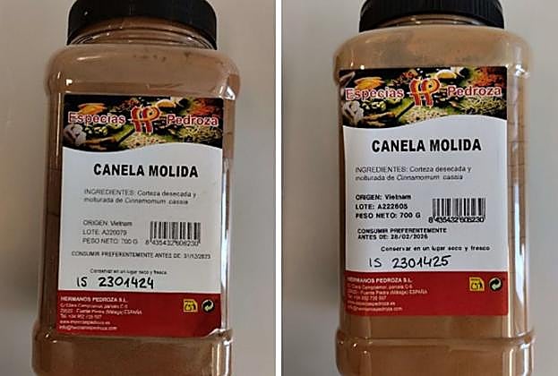 Bote de canela molida contaminado con la bacteria Clostridium perfringens