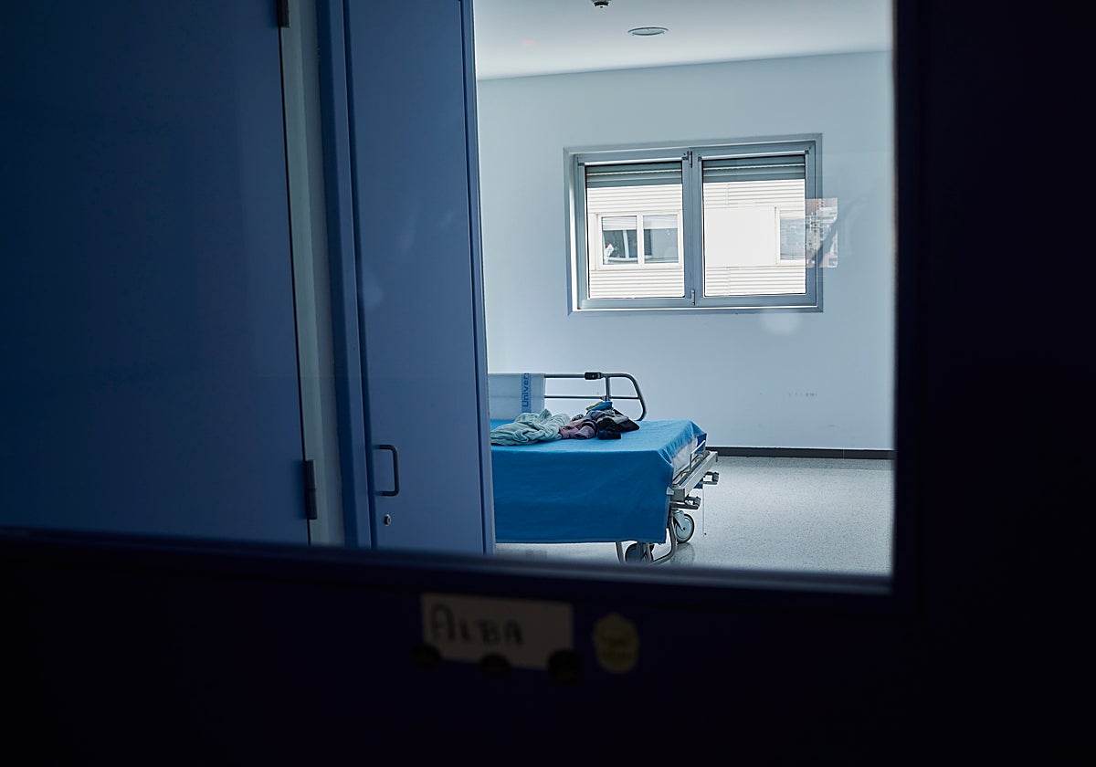 Área de hospitalización de psiquiatría de un hospital público de Madrid