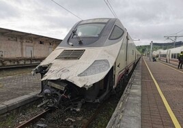 Muere un hombre arrollado por un tren Alvia en Arenas de Iguña, Cantabria