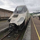 Muere un hombre arrollado por un tren Alvia en Arenas de Iguña, Cantabria