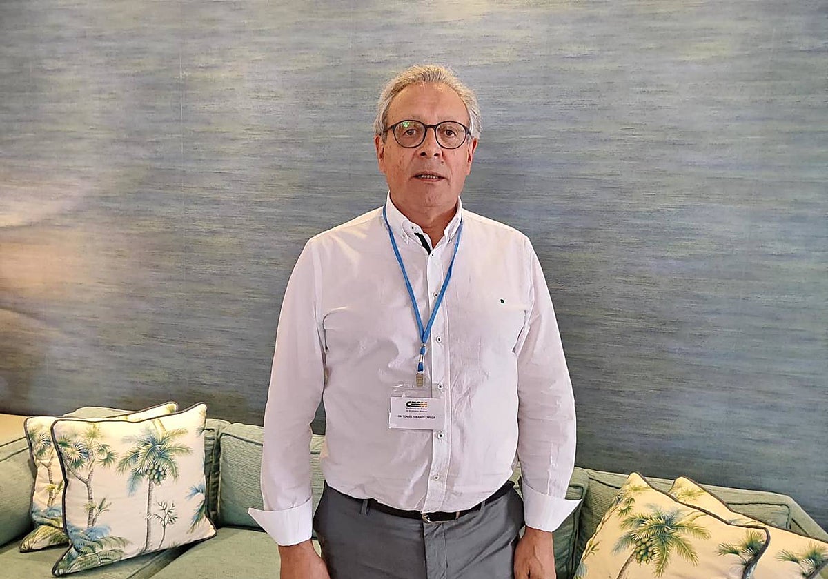 Tomás Toranzo en un momento de la entrevista