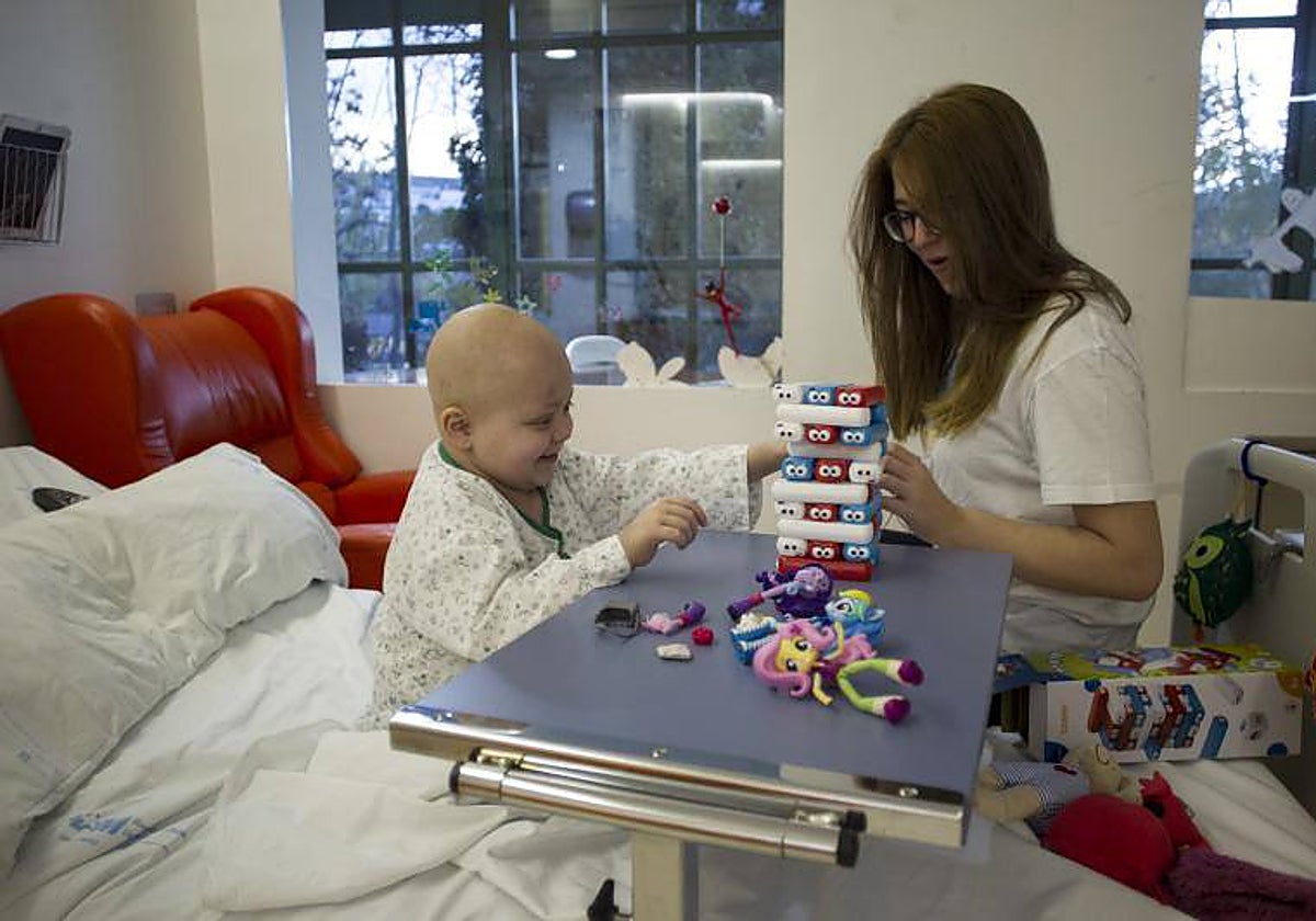Imagen de archivo de un paciente del Hospital Universitario Niño Jesús
