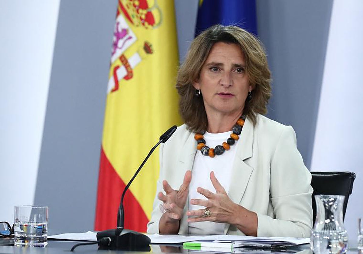 La vicepresidenta tercera, Teresa Ribera