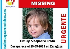 Sustracción parental: buscan a una niña de 2 años desaparecida en Zaragoza