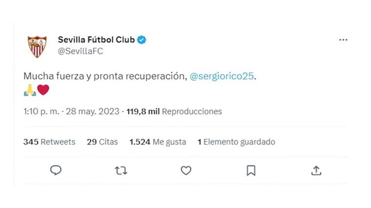 El portero Sergio Rico, ingresado con pronóstico grave tras un accidente a caballo en El Rocío