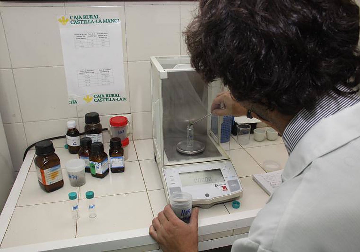 Un alumno universitario realizando prácticas en un laboratorio español