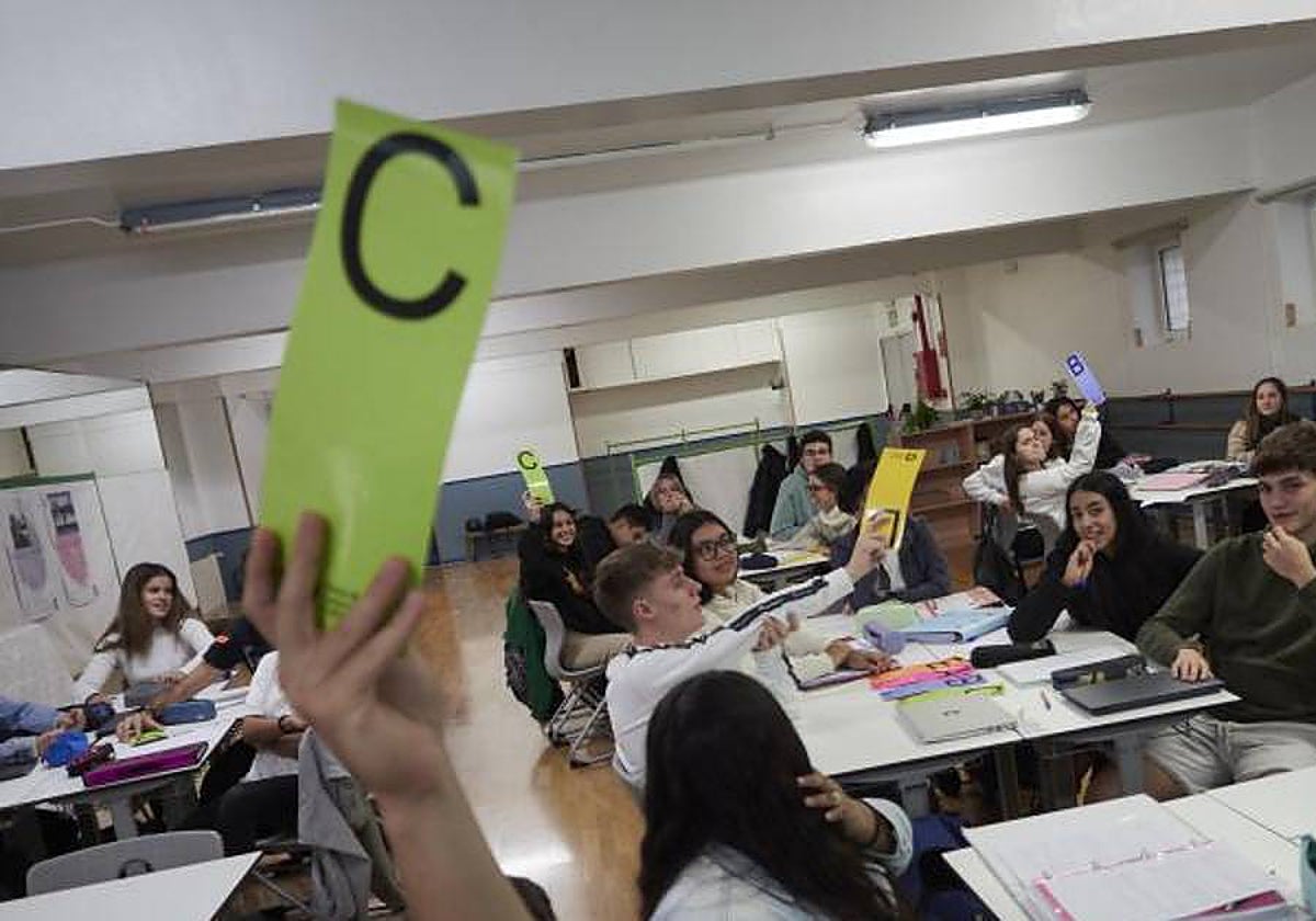 Alumnos del colegio FEC Vedruna Pamplona