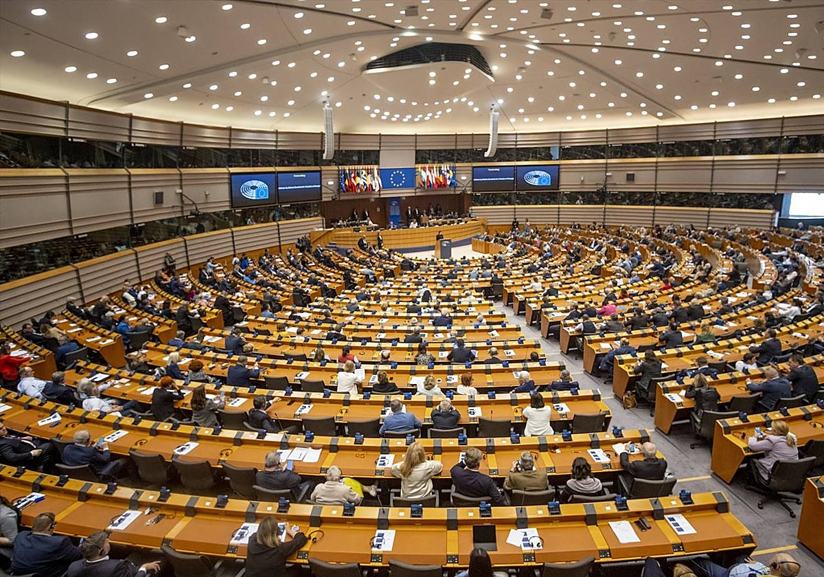 Sesión plenaria en el Parlamento Europeo
