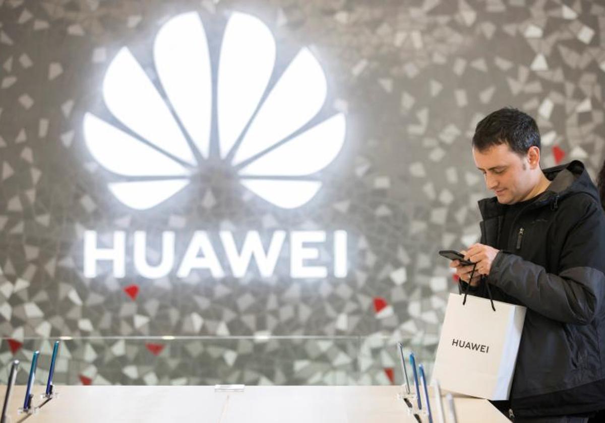 La tienda en barcelona del gigante tecnológico chino Huawei