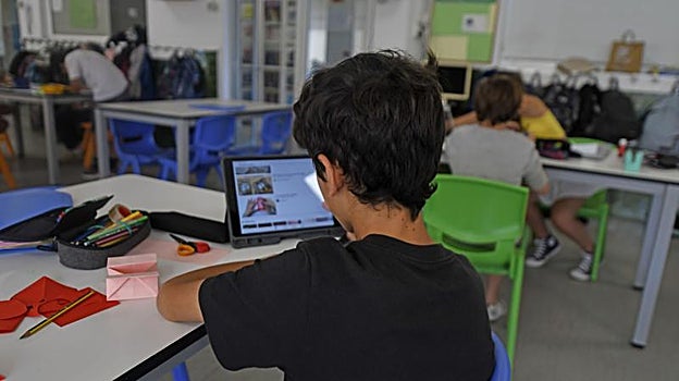 Aula de la escuela Sadako