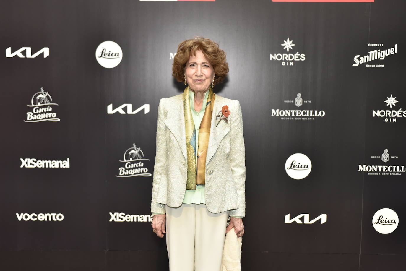 La historiadora y académica Carmen Iglesias a su llegada al evento.