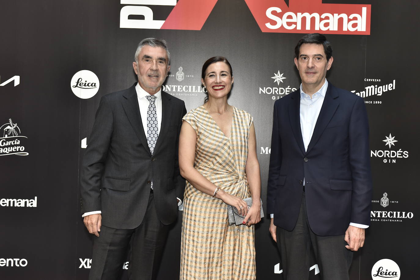 Iñaki Arechabaleta, presidente de Taller de Editores, Samary Fernández Feito, directora general del Área de Lujo, Estilo de Vida y Revistas de Vocento, e Iñigo Argaya, director general de Negocio de Vocento.