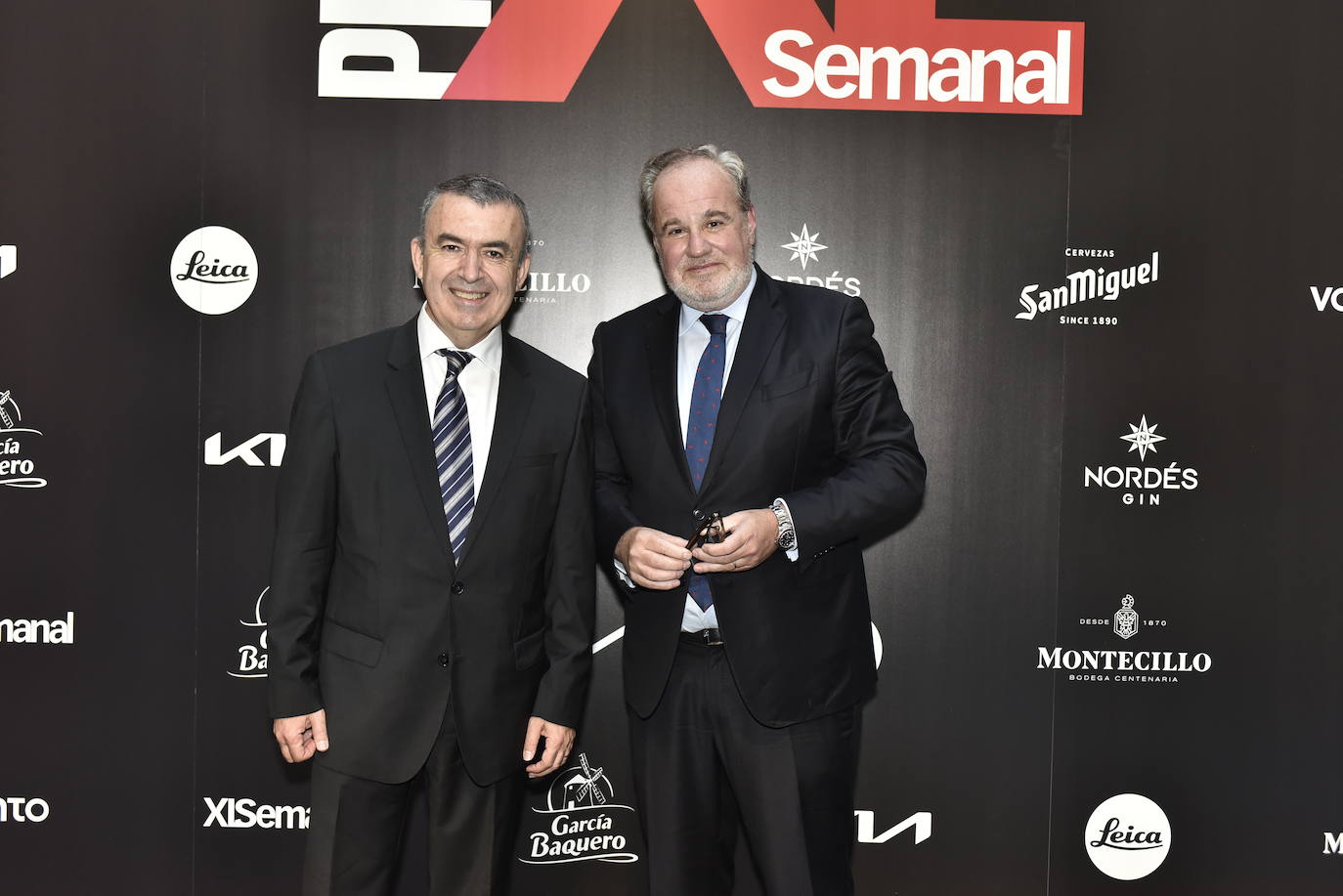 Lorenzo Silva con el empresario Demetrio Carceller, admirador confeso del escritor y columnista de XLSemanal.