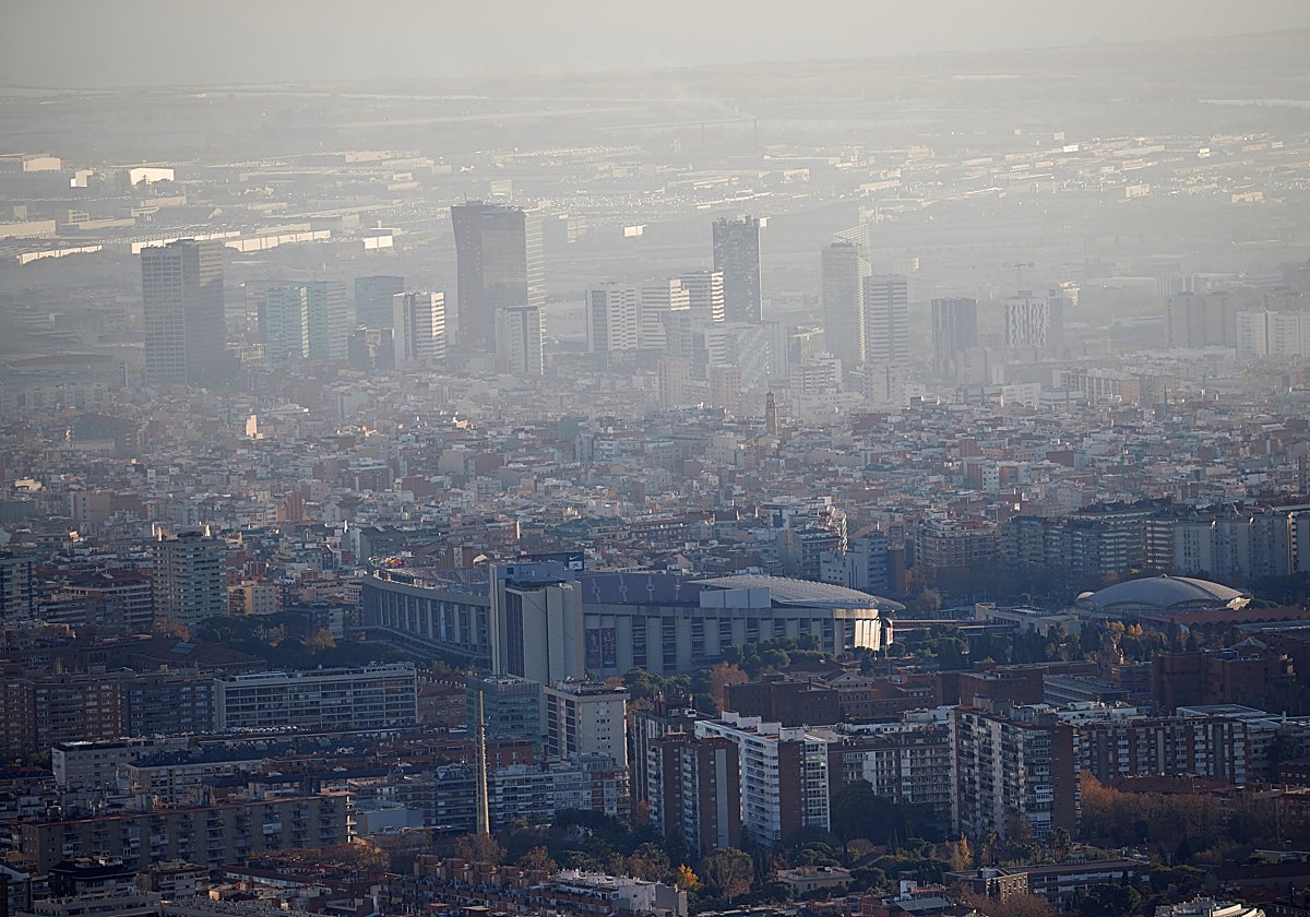Vista de la ciudad de Barcelona