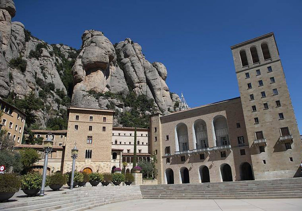 El monasterio de Montserrat en una reciente imagen
