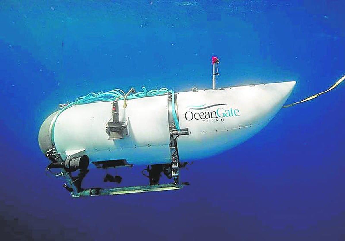 El submarino Titan antes de su trágica implosión