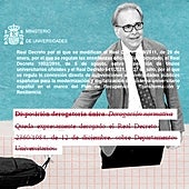 El Consejo de Estado frena 'in extremis' la desaparición de los departamentos universitarios