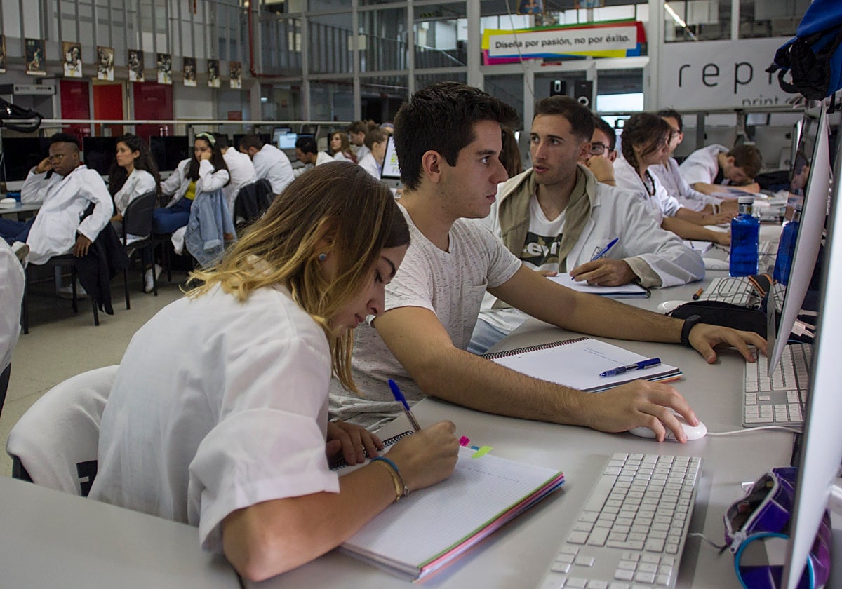 Alumnos de FP del colegio Salesiano de Atocha