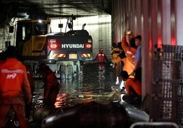 Las lluvias y las inundaciones causan al menos 40 muertos en Corea del Sur