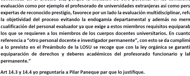 «YO PREGUNTARÍA A PILAR PANEQUE»: La memoria del decreto tiene un error de bulto como la mención a la directora de la Aneca para que responda algo que el ministro no sabe