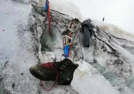 Hallan los restos de un montañero desaparecido en los Alpes suizos en 1986