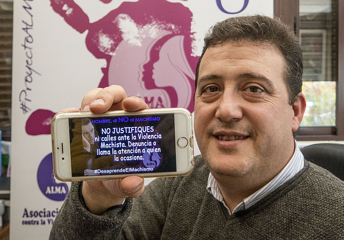 Gregorio Gómez Mata, fotografiado por el 'Hoy' de Badajoz